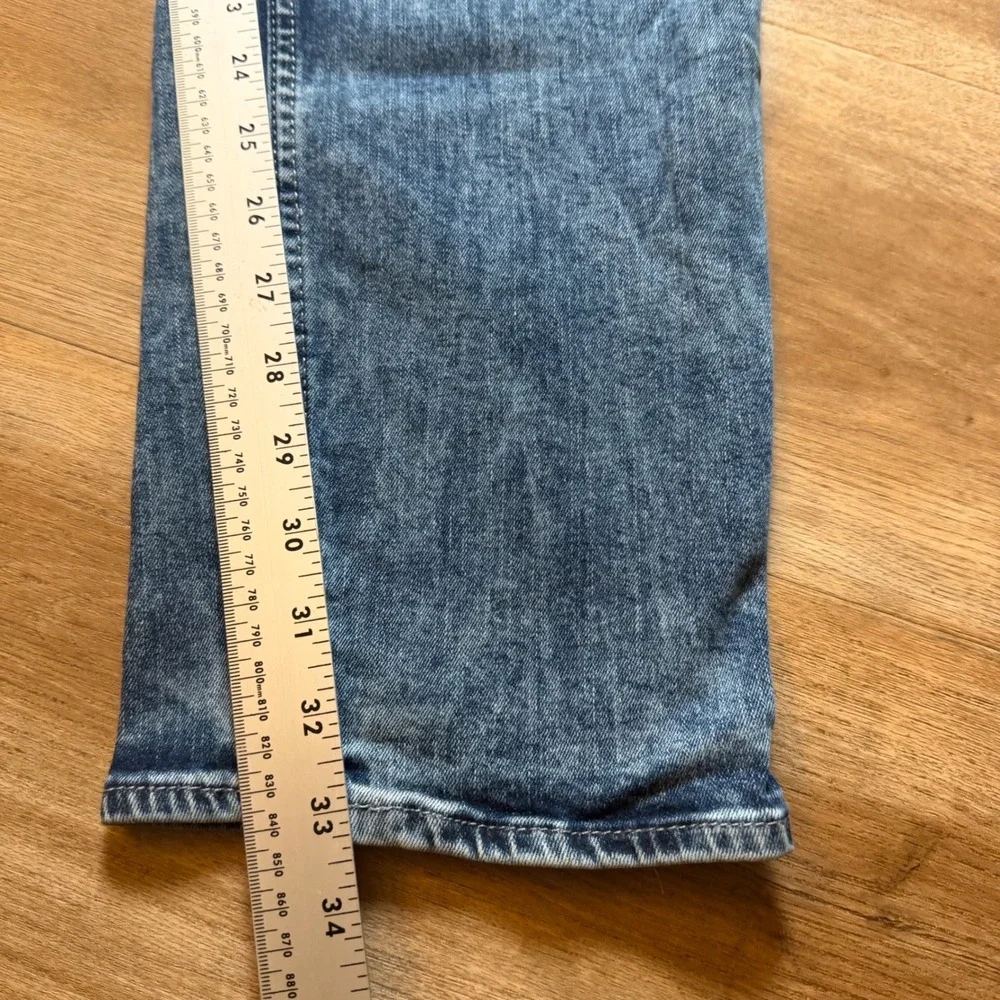 True Religion Rocco Jeans Mens 42x34 Blue Relaxed Skinny Stretch Denim Pants